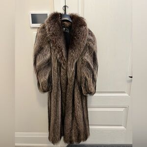 Luxurious Brown Fur Coat